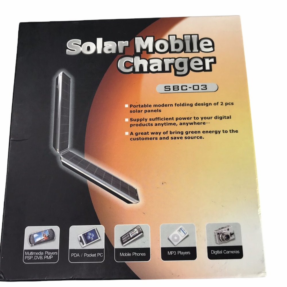 BP LOGO Small, Folding Solar Mobile Charger SBC-03